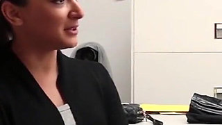 Inexperienced Teen and Hot Stepmom Punished for Shoplifting in the Backroom
