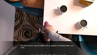 Nursing back to pleasure: cup of coffee filled with cum for the MILF to drink ep 54