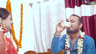 Tiny Indian MILF Naomi Shah swallows a stiff cock