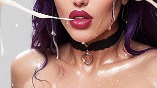 Mia and Jake Sex in Bukkake Party. Blonde Curvy Woman with Big Tits, Big Dick, Creampie, Cumshot, Gangbang, Bukkake