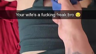 Real Cheating Neighbor Fucks on Snapchat While Husband at Work -richelle Rose