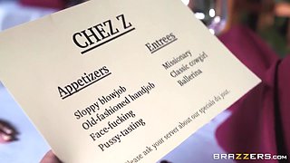 Giving Her A Big Tip With Jessy Jones, Candice Dare - Brazzers
