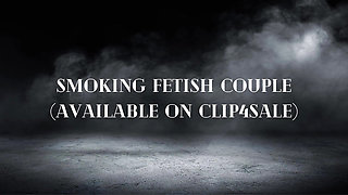 Hot smoking fetish holiday trip