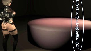 Two 3d cartoon cuties are ready for their bath