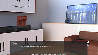 Pantyhoes: live cam show, boss fucks his employee ep 6