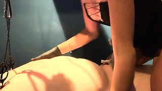 Cfnm european femdom fetish bitches fuck and cumshot
