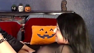 Ghost Face Halloween Strapon Lesbian