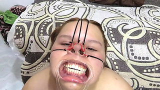 BBW Bondage Face with Cum on It