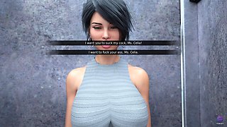 Fucking My Hot Teacher's Tight Ass in Public Toilet - 3D Hentai Animated Porn - Milfy City