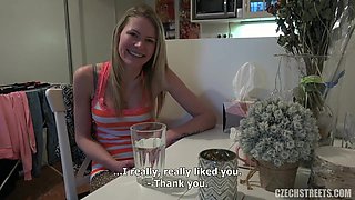 Czech Streets 104: Martina the Snapchat girl