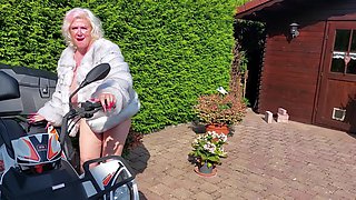 The Hottest and Horniest Granny in Germany Gets Wild and Horny at the Lake!