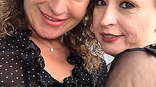 Nyloned Lesbos in the Heat