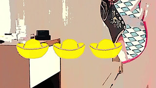 Anime MILF's Golden Shower Reign