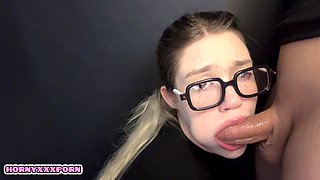 My Friend From School Completely Swallows A Dick To Get Cum On Her Face - Hornyxxxporn