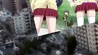 Two Sexy Fantasy Babes Sharing A Big Cock In Threesome