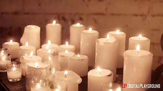 Lena Paul's Sensual Bedroom Encounter with Big Passion