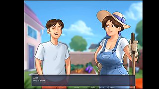 Summer saga part three - Step sister bending over her big booty