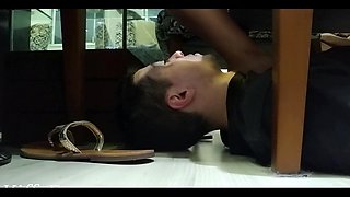 Mistress Kiffa Foot Worship on Spanish Classes Under the Table