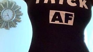 Blonde emo amateur solo masturbation