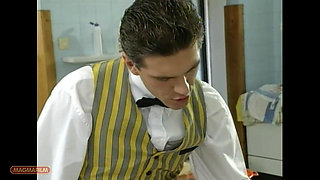 Cute Domestic Worker with Beautiful Boobs Is Seduced by Butler