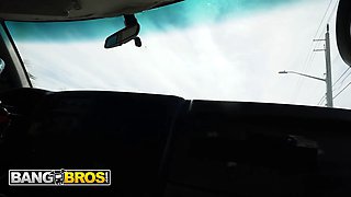 Bangbros - college hotty Annie Archer boards the bang bus and gets screwed for the right price