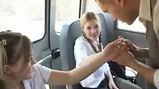 Teens get fucked on bus