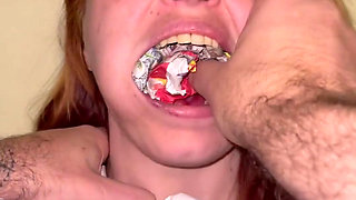 Newspaper Gag POV - Stuffing, Slapping, Taking Out