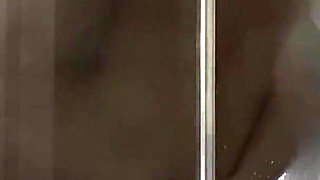 Dick Slipped Into Soapy Vagina of Petite Brunette