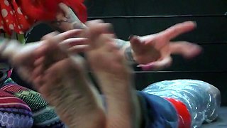 Tickle Wrestling Entertainment: Paula Bunion vs Punchy the