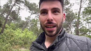 plan cul hot avec un inconnu et mon homme dans les bois