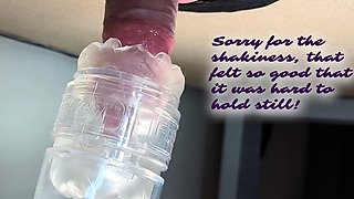 Amateur glory hole bj skank loves cum