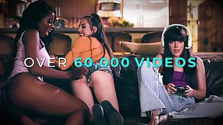 21 SEXTURY - Three Sexy Blondes Transform A Study Session Into A Magical Lesbian Threesome!