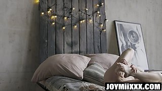 Rona Talin strips seductively ending in nude bedroom reveal