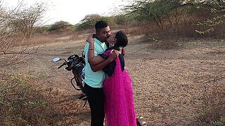 Cute Kavita Bhabhi Fuck with Boyfriend Tatya Cheating on Husband in Jungle