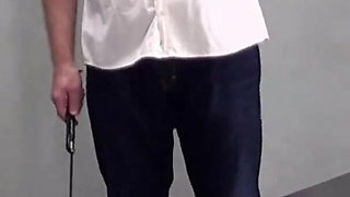 Brunette Luca Bella ass whip