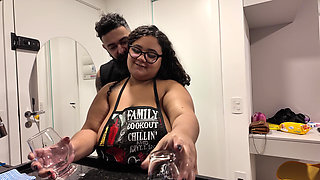 I Ate While She Washed the Dishes.