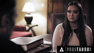 Creepy Priest Dominates Bride Gia Paige For Confession - Hardcore BDSM & Big Cock Fucking