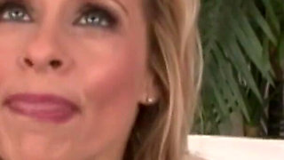 Cute blonde MILF fucked and milked from BBC dude