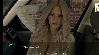 Steamy walkthrough of an erotic game featuring busty gals and wild action