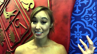 Blonde emo amateur solo masturbation