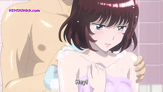 Almost Got Caught: While my Girlfriend was Away, I Play with Perv Stepsis  - XXX Hentai, Eng Sub