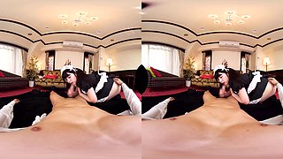 I’M The Master Of The House – And The Maid Is Cleaning Today Part 2 - Japanese Maid Riding Creampie