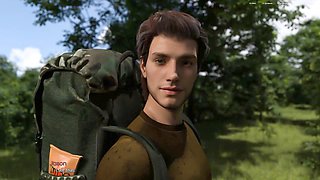 Boyfriend gets a blowjob from his girl while his buddy spanks her big ass