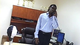 Sexy black girl loves big dick just in ass