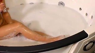 She has been hired for cleaning, including his cock, by the wife...