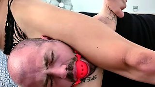 Bondage Kitties - Beating the burglar