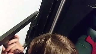 Hot MILF Gives Glory Hole Blow Job While Hubby Jacks off