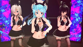 Mmd R-18 Anime Girls Sexy Dancing Clip 326