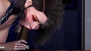 Lustful Chick Want to Ride a Cock - 3D Animation