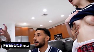 Reality defied: women become freeuse screw toys for 2 Lucky Burglars…